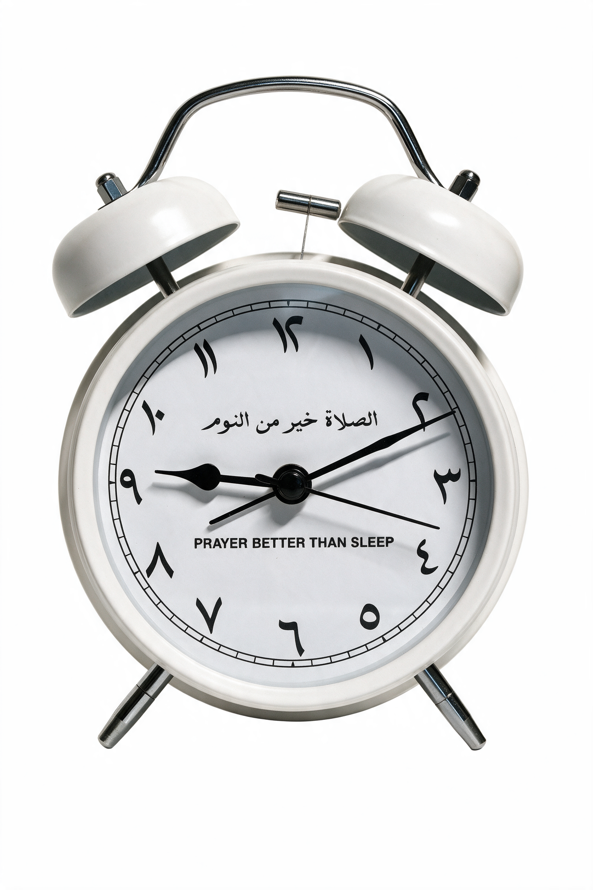 Prayer Better Than Sleep — White Alarm Clock